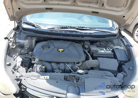 2013 Hyundai Elantra Limited z USA, uszkodzony, nr VIN 5NPDH4AE2DH267094